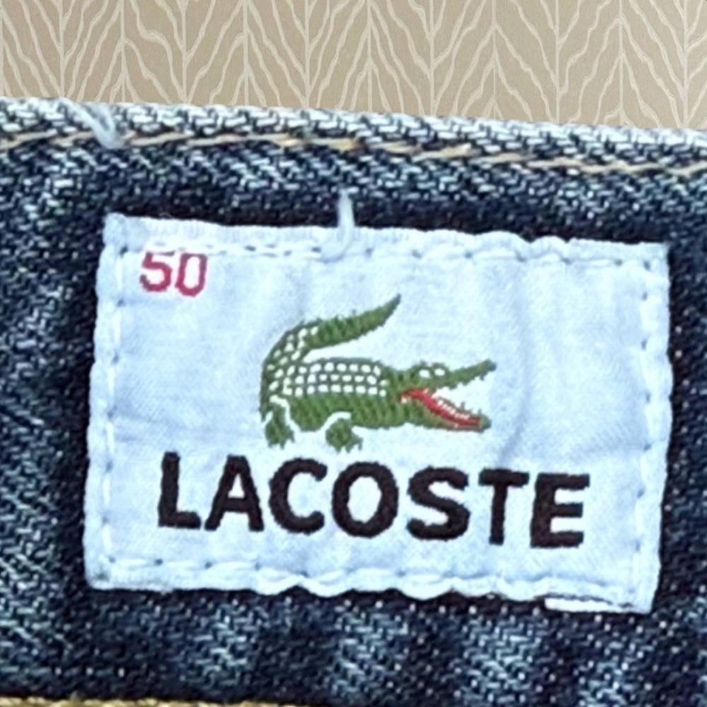 Lacoste Blue Denim with Iconic Logo - Picture 2 of 6